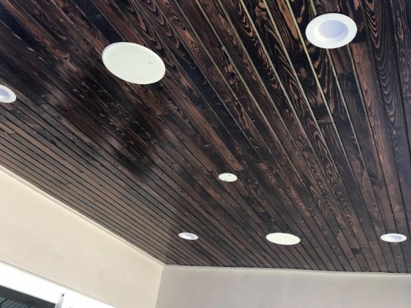 Patio In-Ceiling Speaker Installation