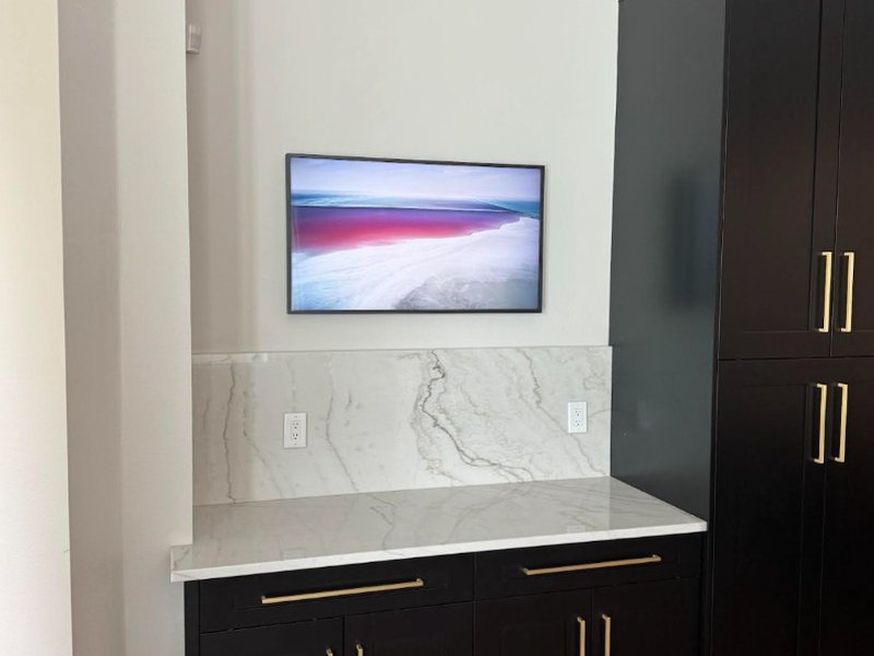 Kitchen Counter TV Wall Mount