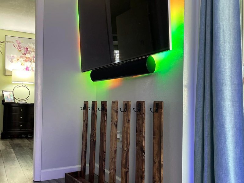 LED Backlit TV and Soundbar Mount