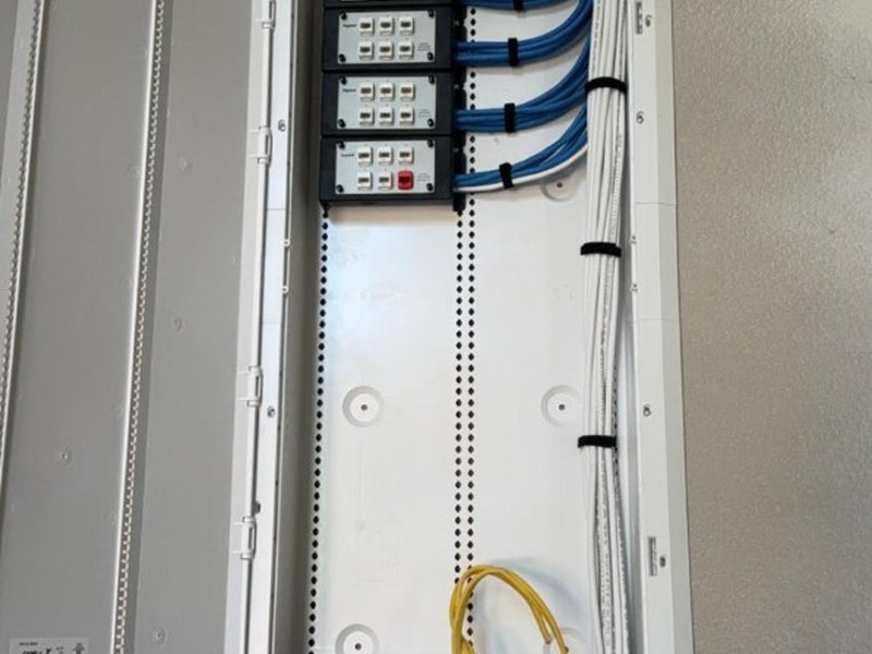 Structured Wiring Patch Panel Enclosure